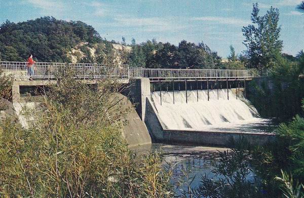 The Dam On The Big Sable River Ludington State Park (newer photo)